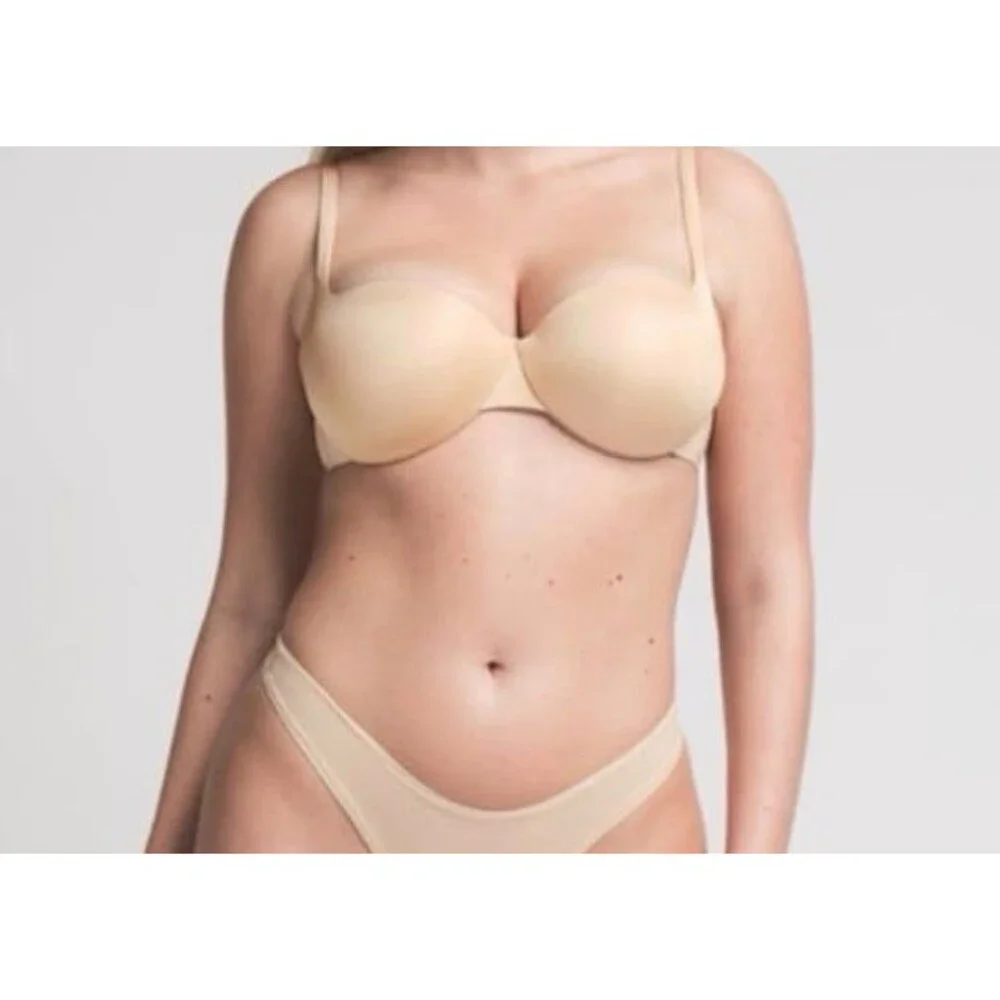 Skims Ultimate Balconette Push Up Bra 32DDD Cocoa NWT - Picture 6 of 7